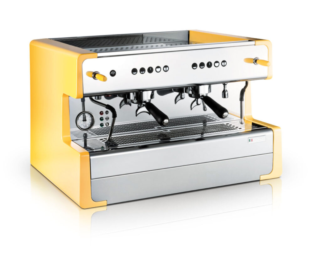 Macchine da Caffè Professionali 1 macchina caffe gialla